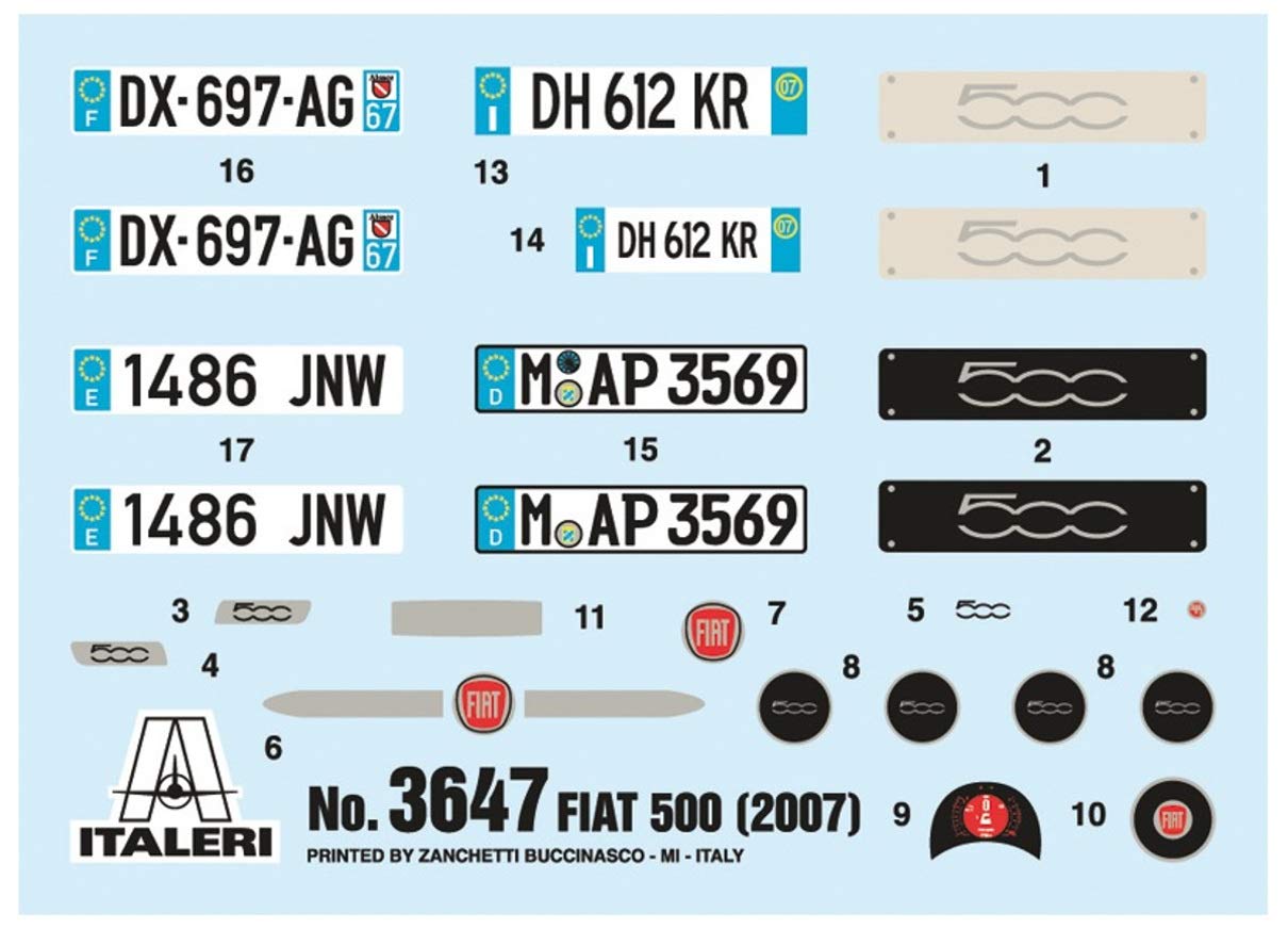 italeri-cars-and-bikes-3647s-fiat-500-modellbausatz-1-24-unlackiert image 6