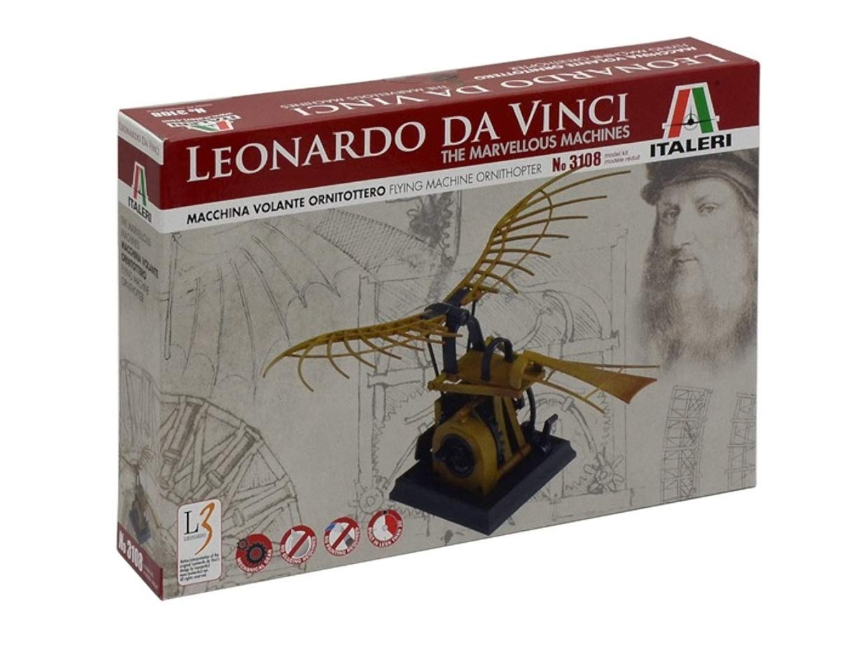 italeri-da-vinci-flying-machine-3108-modellbausatz-ornithopter image 7