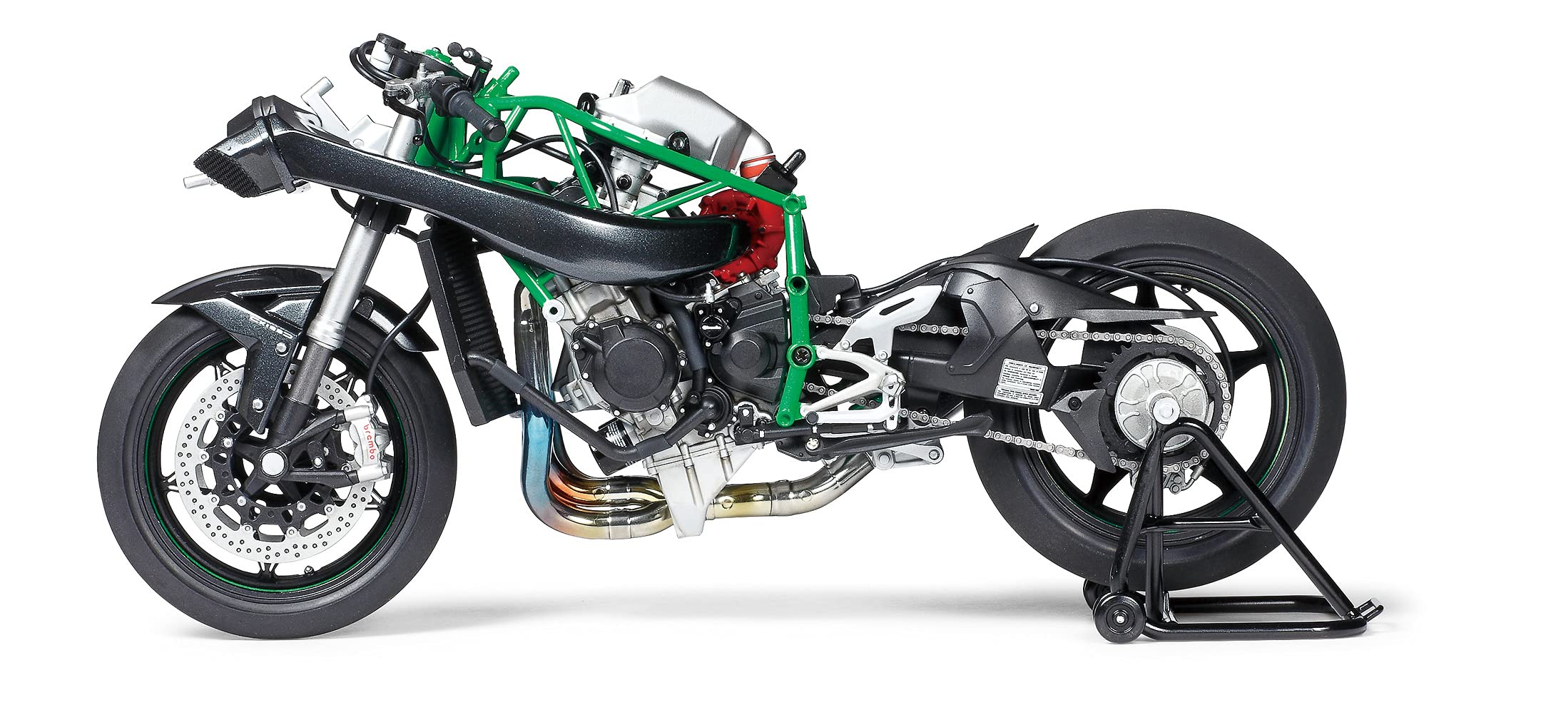 tamiya-kawasaki-ninja-h2r-14131-motorrad-bausatz-1-12-schwarz image 1