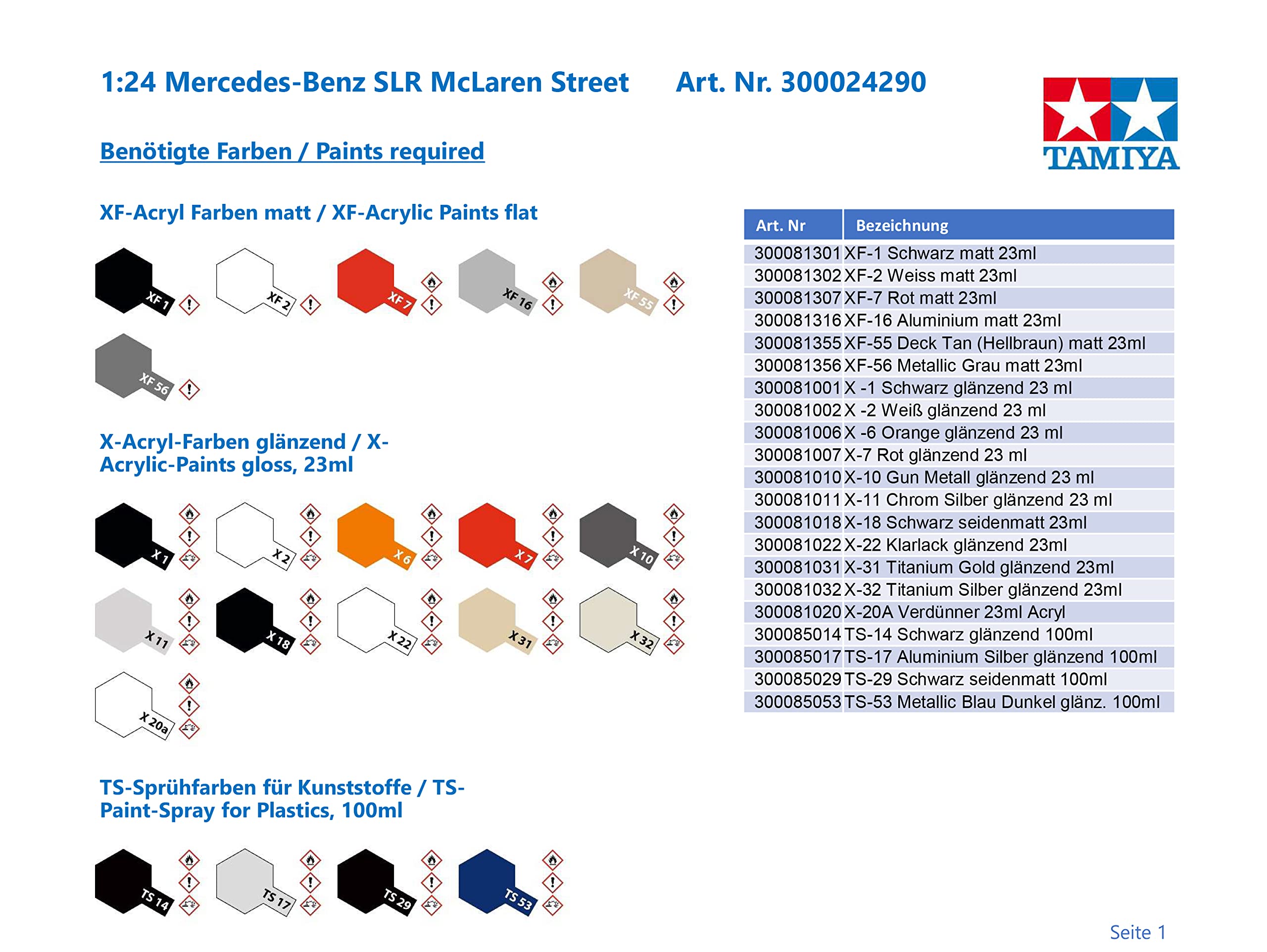 tamiya-24290-mercedes-benz-slr-mclaren-modellbausatz-1-24-silber image 3
