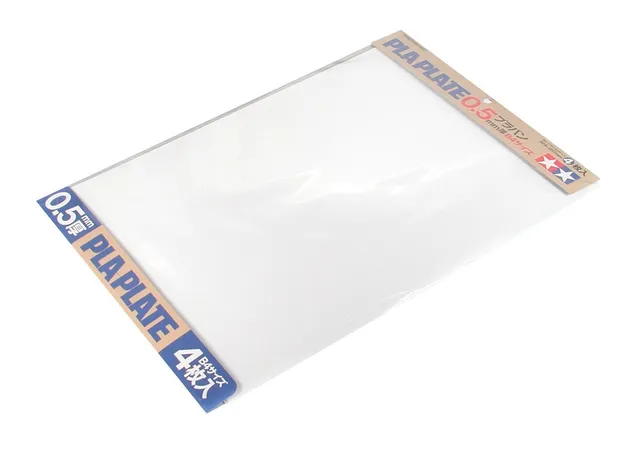tamiya-70123-kunststoffplatte-wei-0-5-mm-4-st-ck-polystyrol image 1