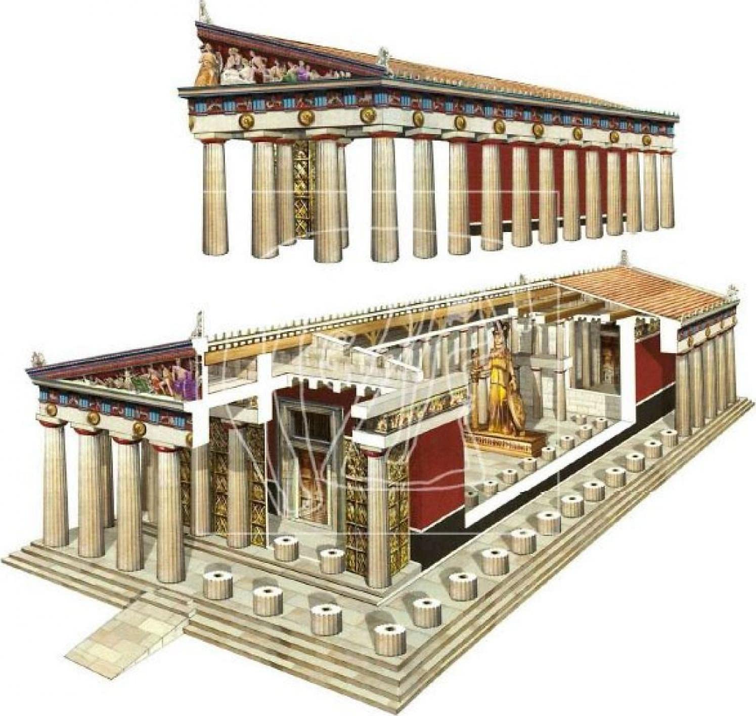 italeri-parthenon-easy-assembly-kit-1-250-68001 image 5
