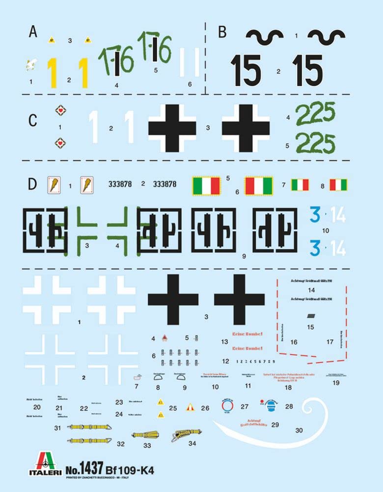 italeri-bf-109-k-4-modellflugzeug-1-48-aircraft-2805 image 3