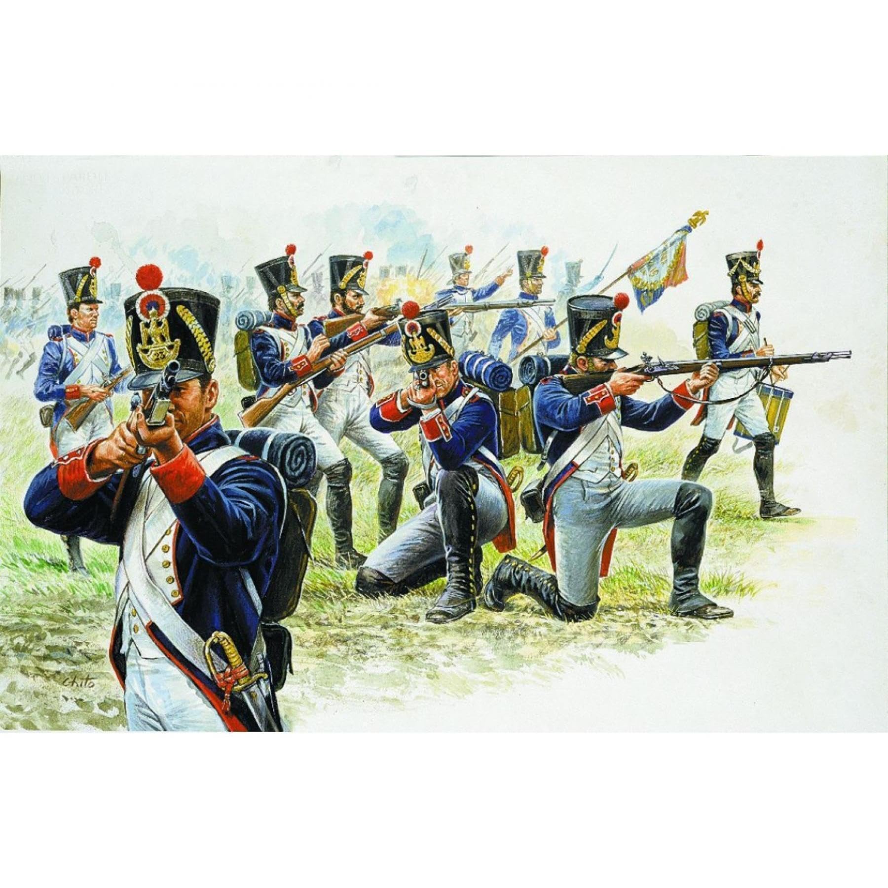 italeri-6002-franz-sische-infanterie-1815-figuren-1-72 image 1