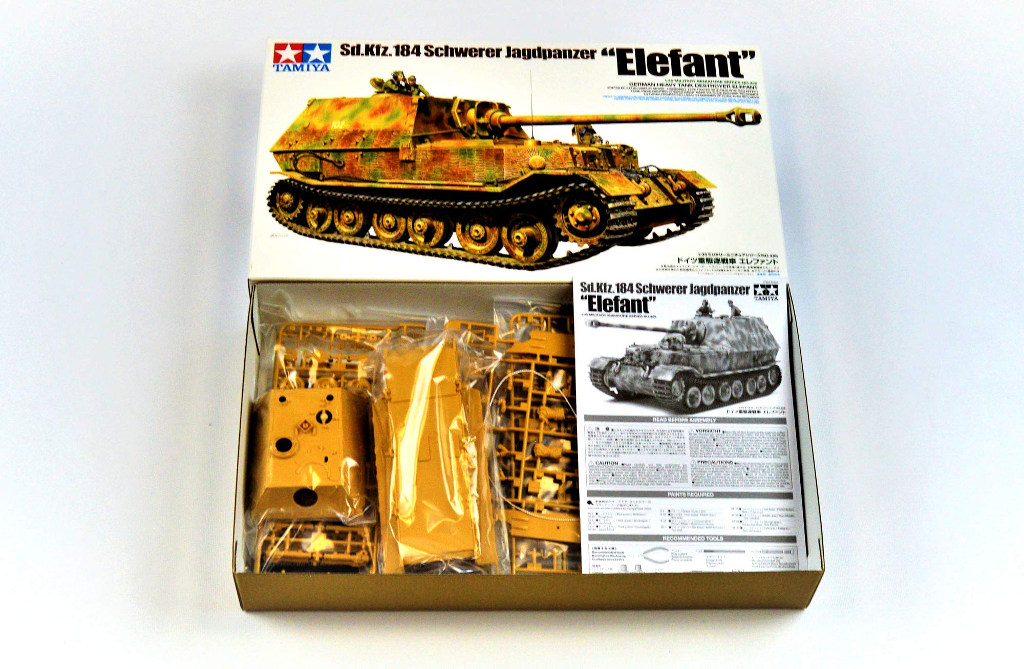 tamiya-1-48-jagdpanzer-elefant-plastikbausatz-32589-unlackiert image 2