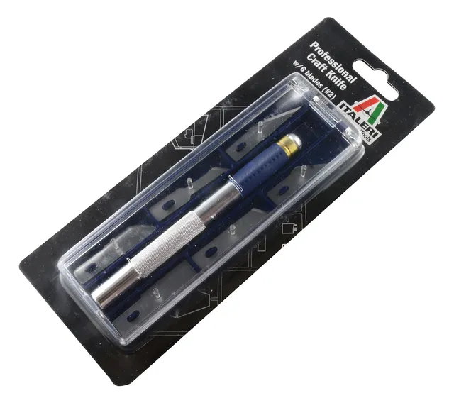 italeri-profi-bastelmesser-alu-mit-6-klingen-50822 image 1