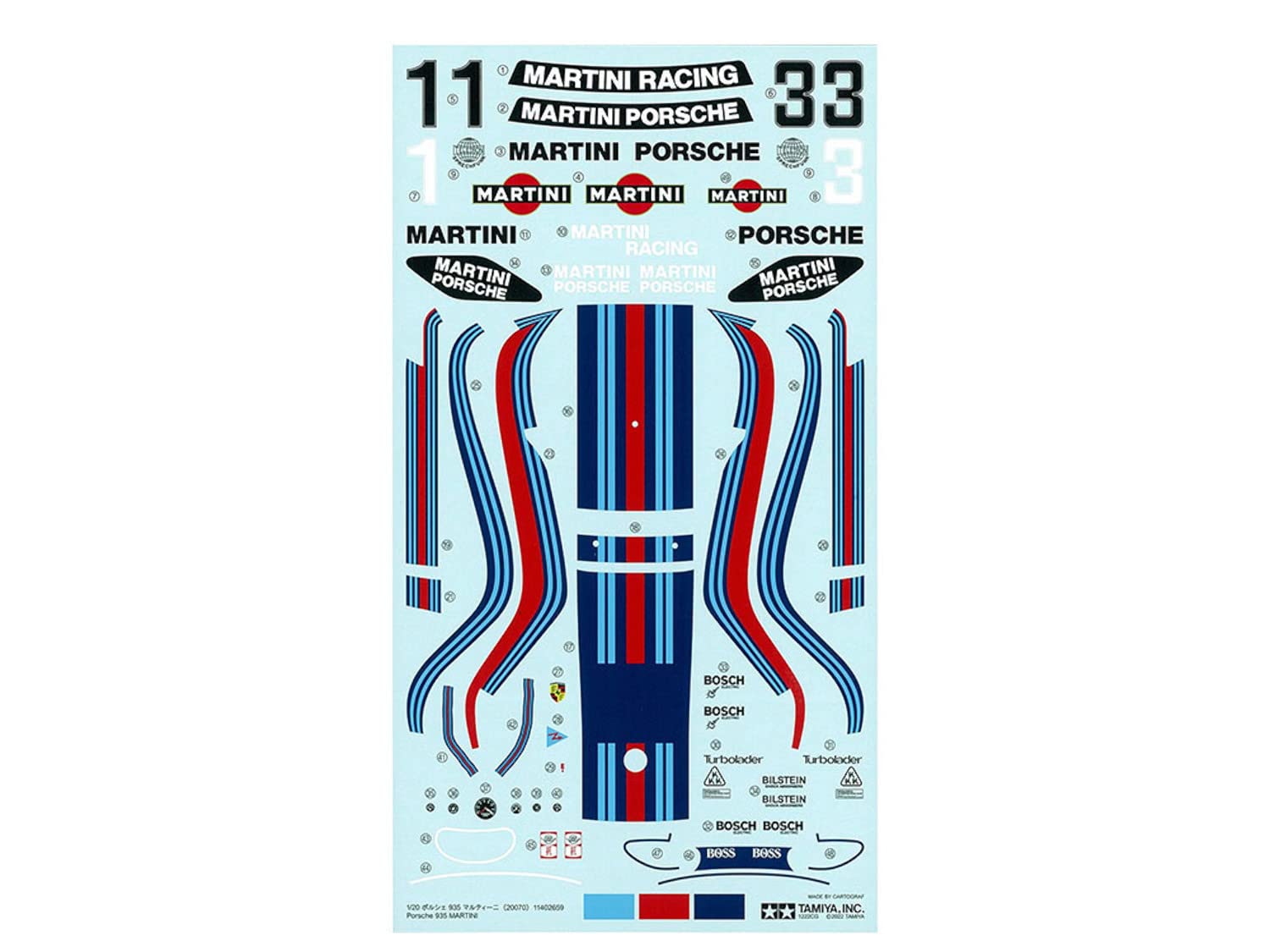 tamiya-20070-porsche-935-martini-1-20-modellbausatz-unlackiert image 7