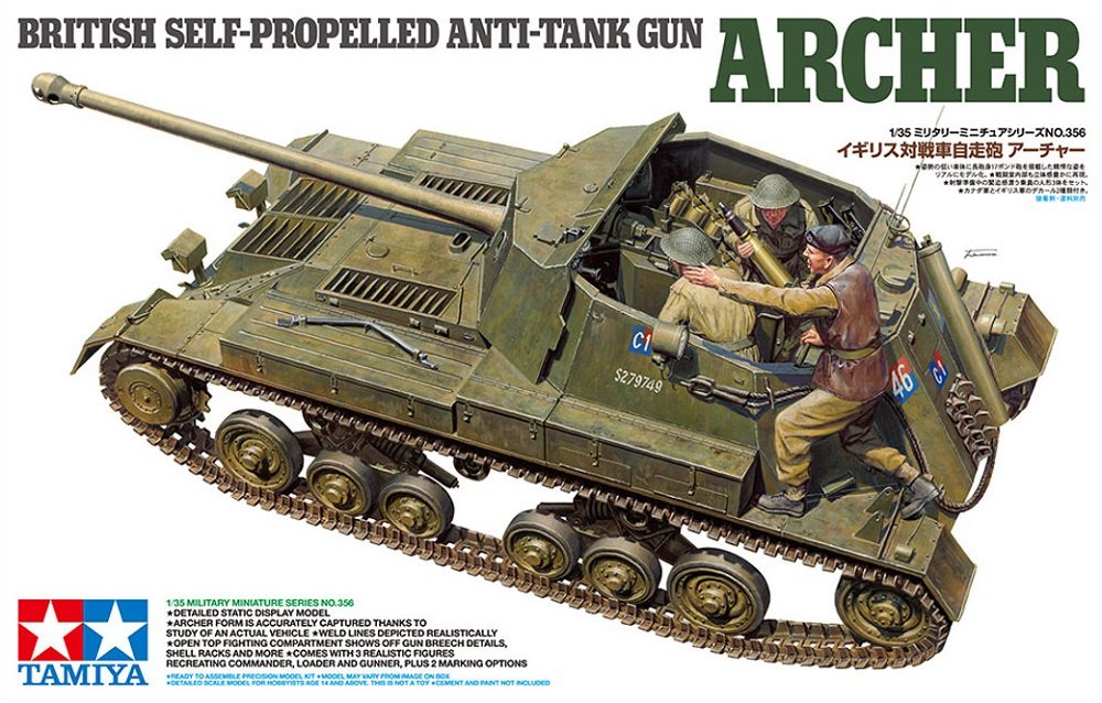 tamiya-military-miniature-archer-jagdpanzer-bausatz-1-35-17pdr image 7