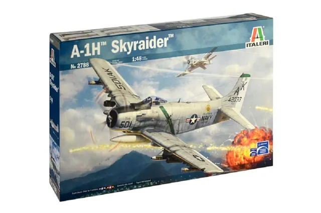 italeri-a-1h-skyraider-2788s-1-48-flugzeug-bausatz image 1