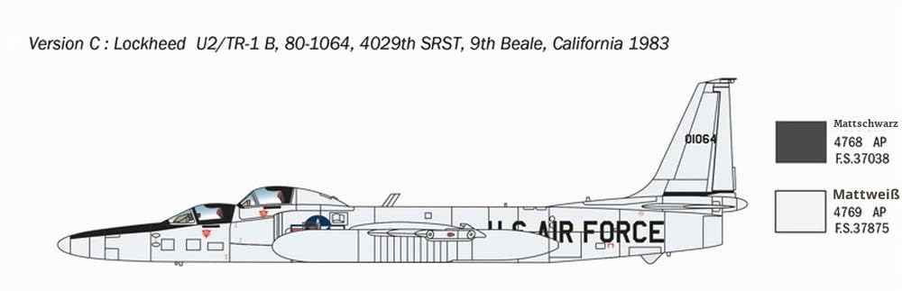 italeri-2809s-lockheed-tr-1a-b-flugzeug-1-48-bausatz image 6