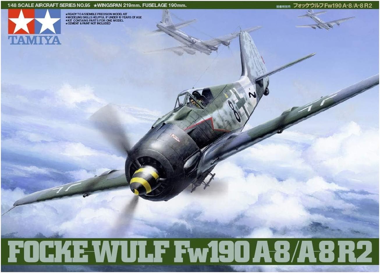 tamiya-focke-wulf-fw190-a-8-r2-1-48-flugzeugmodell image 2