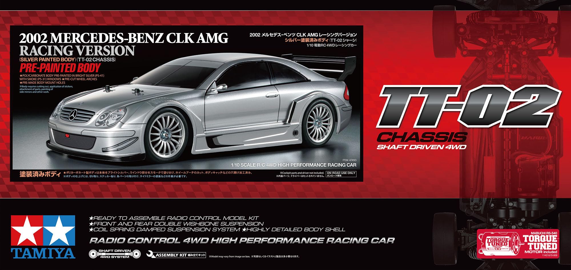 tamiya-tt-02-mb-clk-amg-2002-rc-bausatz-1-10-silber image 2