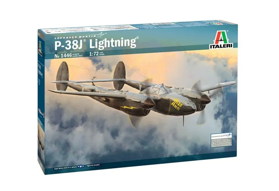 italeri-us-p-38j-lightning-flugzeug-1-72-bausatz image 1