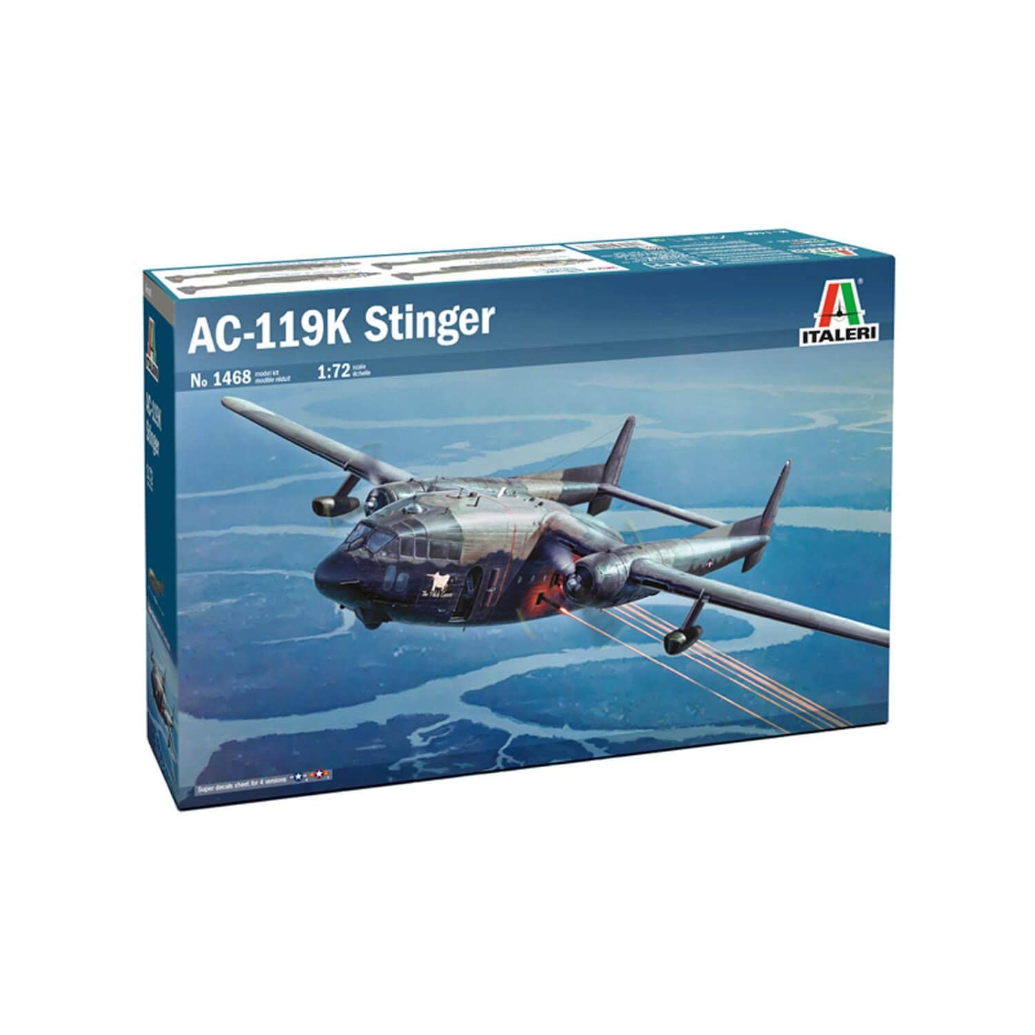 italeri-1468-ac-119k-stinger-gunship-flugzeug-1-72-bausatz image 7