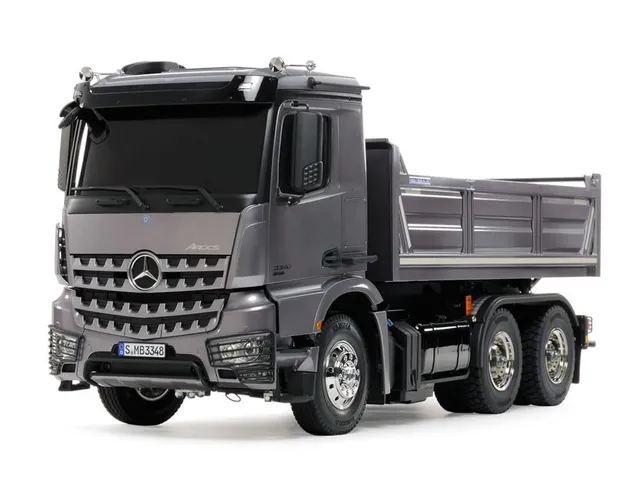 tamiya-mb-arocs-3348-hinterkipper-1-14-rc-truck-3-achs-bausatz image 1