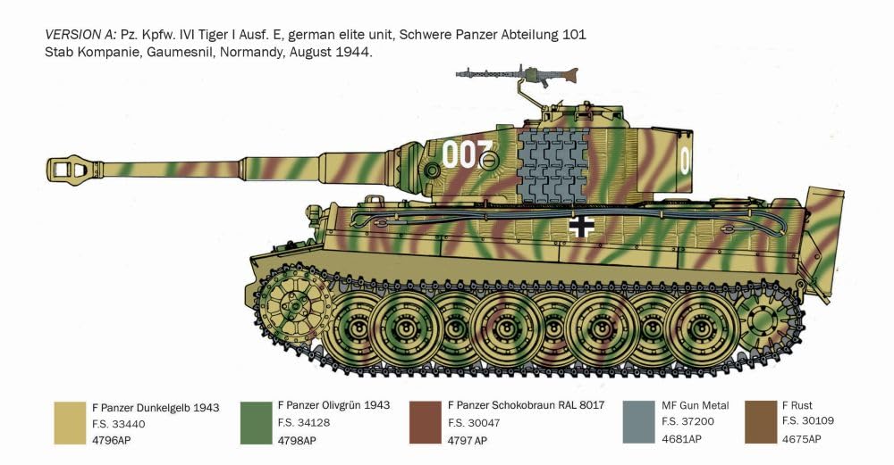 italeri-tiger-i-ausf-e-6754-panzer-bausatz-1-35-wehrmacht image 3