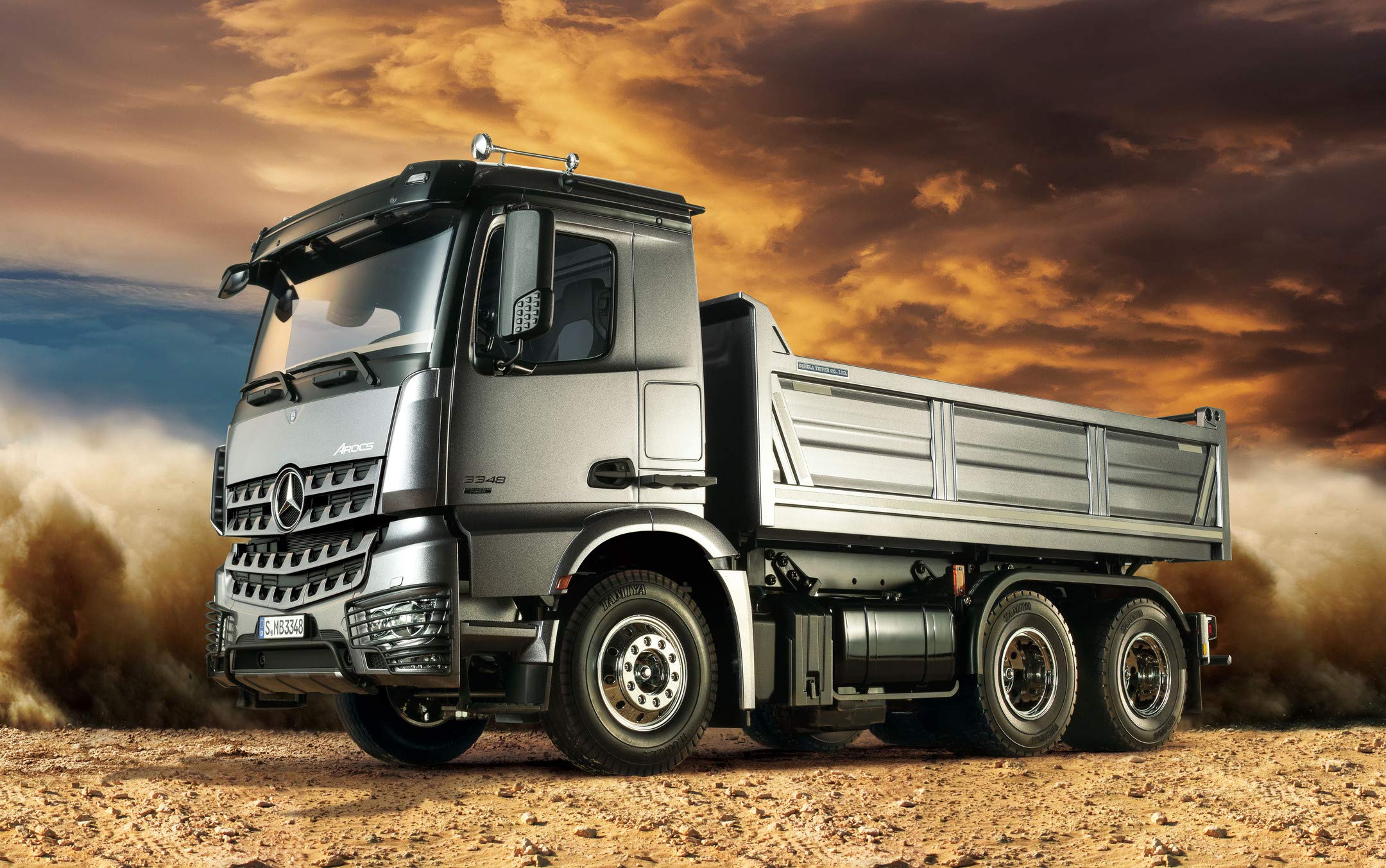 tamiya-mb-arocs-3348-hinterkipper-1-14-rc-truck-3-achs-bausatz image 2