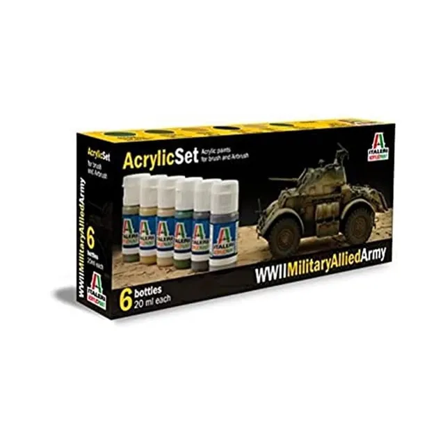 italeri-acryl-set-wwii-allied-army-20ml-6er-pack-farben image 1