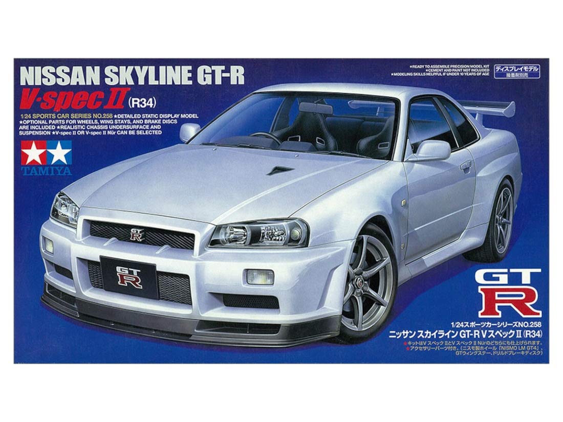 tamiya-24258-nissan-skyline-gt-r-r34-modellbausatz-1-24-v-spec-ii image 5
