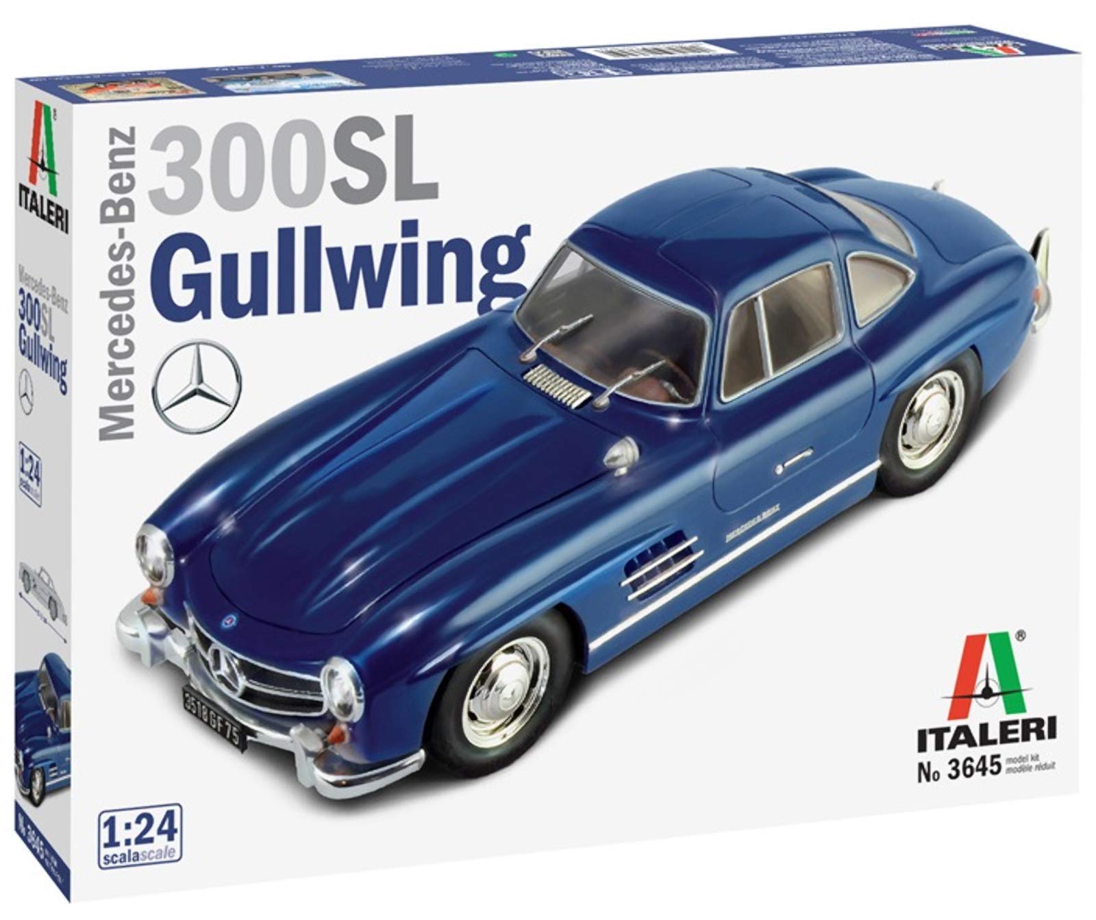italeri-3645s-mercedes-300-sl-gull-wing-modellbausatz-1-24 image 1