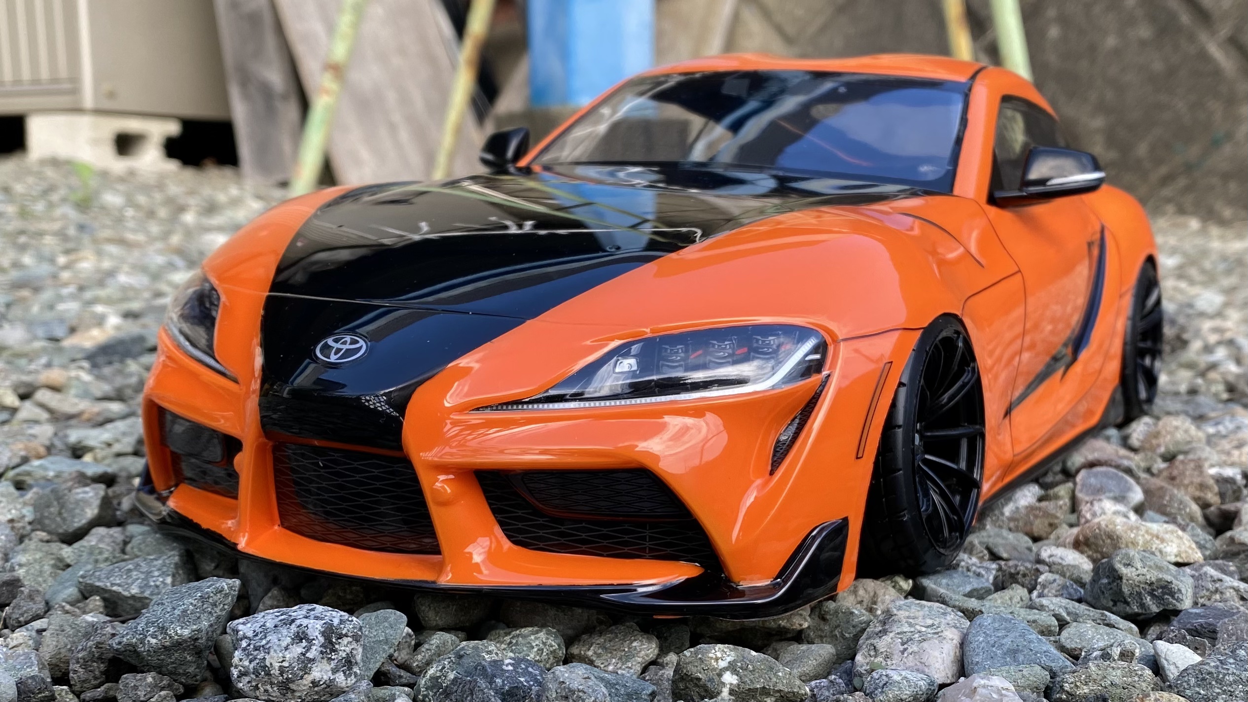 Knalliges Orange