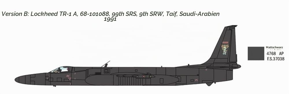 italeri-2809s-lockheed-tr-1a-b-flugzeug-1-48-bausatz image 5