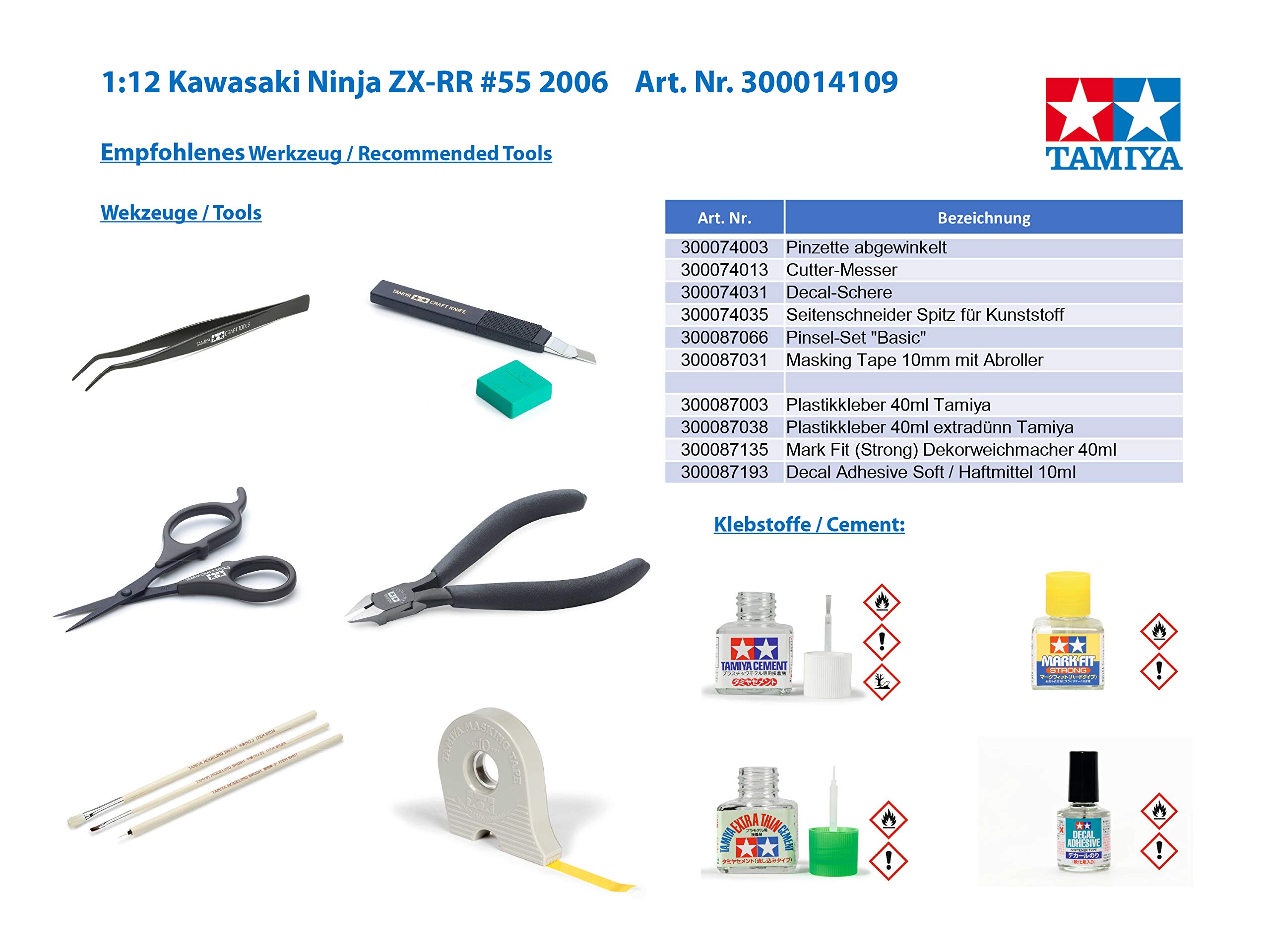 tamiya-14109-kawasaki-ninja-zx-rr-modellbausatz-gr-n image 2
