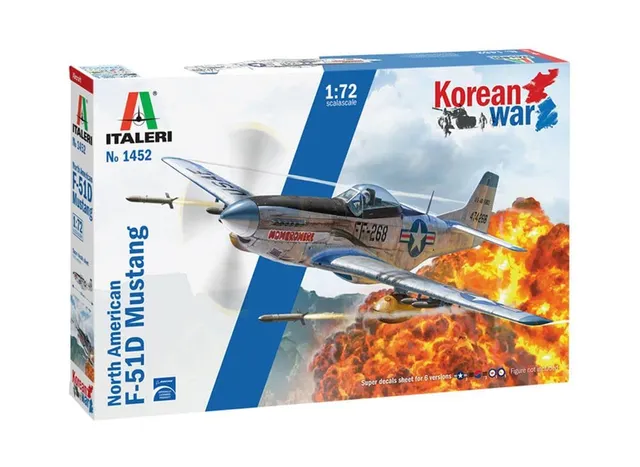 italeri-f-51d-korean-war-1-72-flugzeug-bausatz image 1