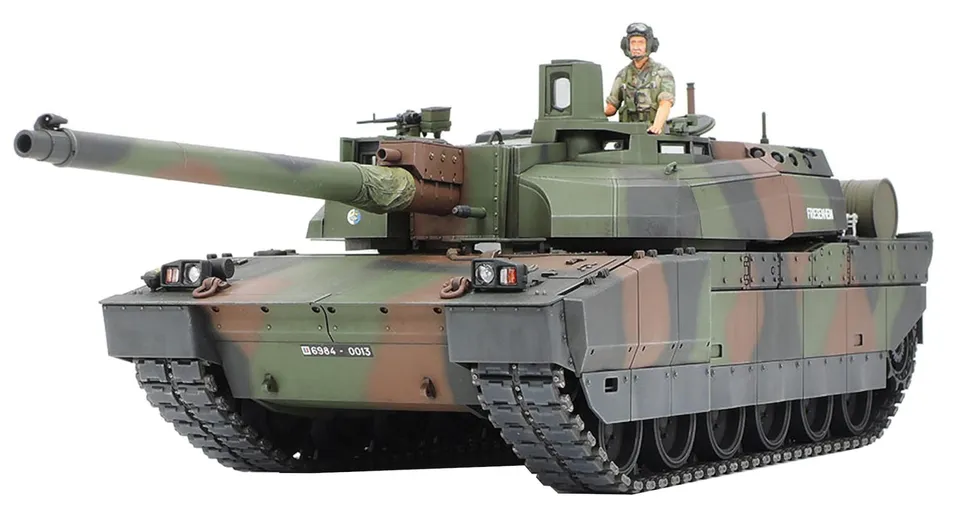 tamiya-1-35-leclerc-serie-2-plastikmodellbausatz-unlackiert image 1