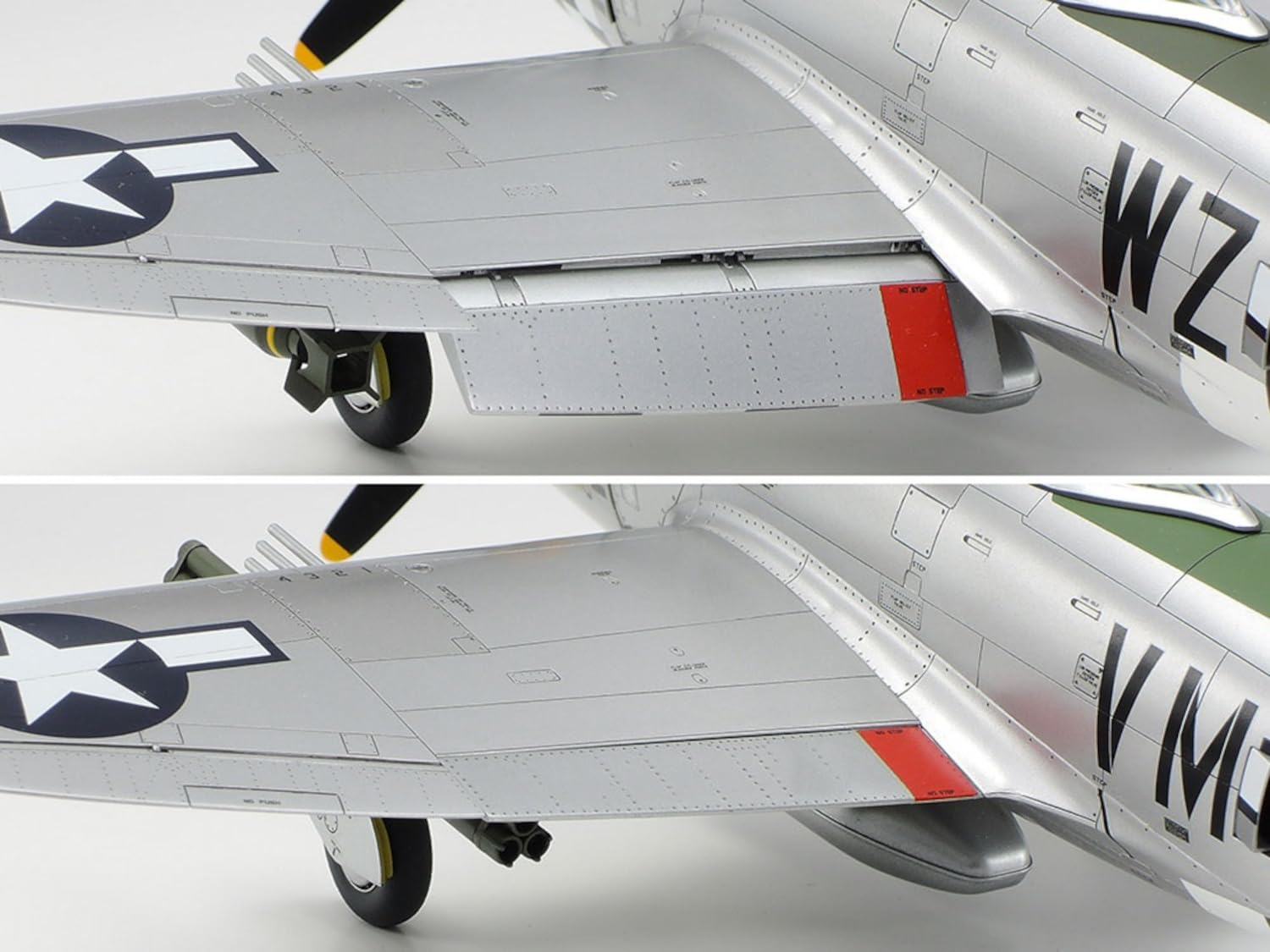 tamiya-p-47d-thunderbolt-flugzeug-modellbausatz-1-48-unlackiert image 6