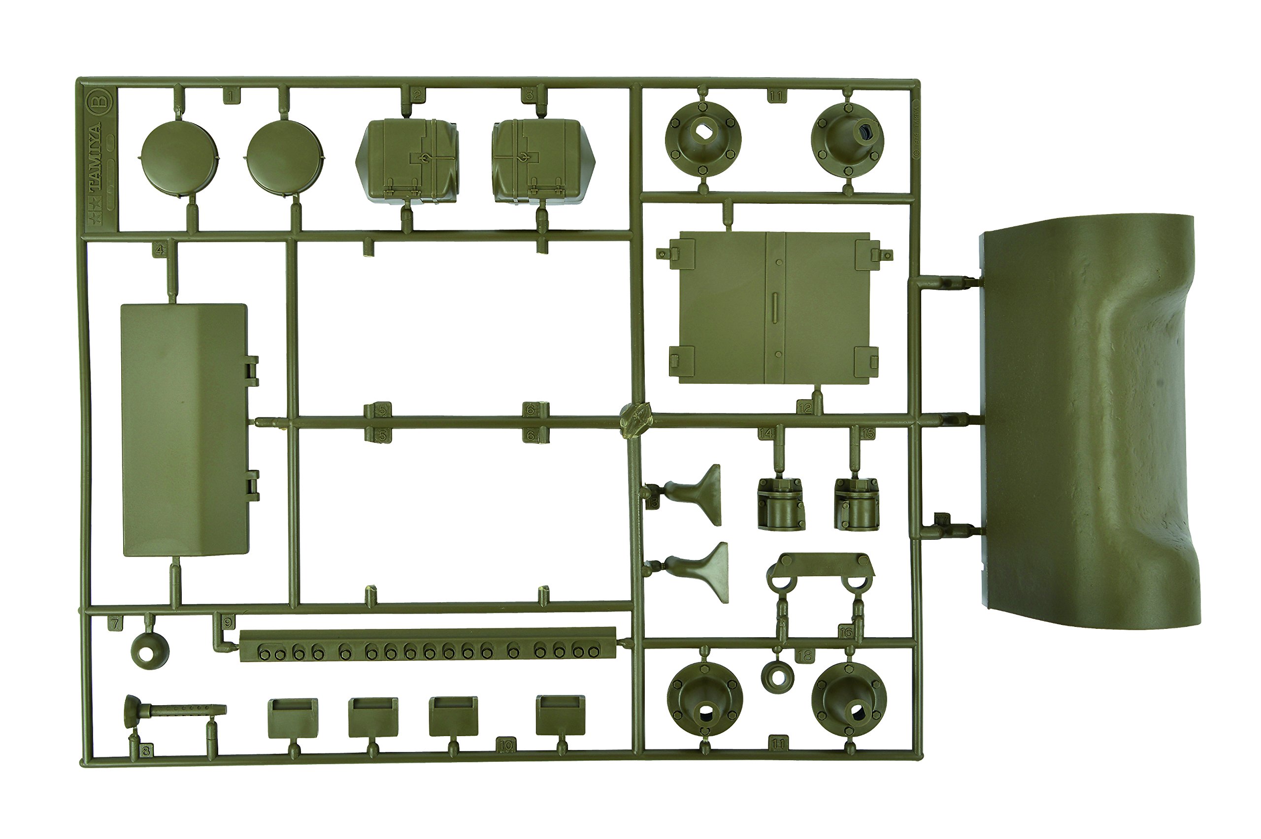 tamiya-1-16-tank-56014-b-teile-abdeckung-m4-sherman image 1
