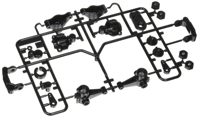 tamiya-tl-01-b-teile-achsschenkel-c-halter-ersatzteil-schwarz image 1