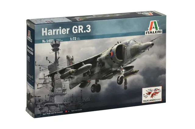 italeri-1401-harrier-gr-3-falklands-1-72-flugzeugbausatz image 1