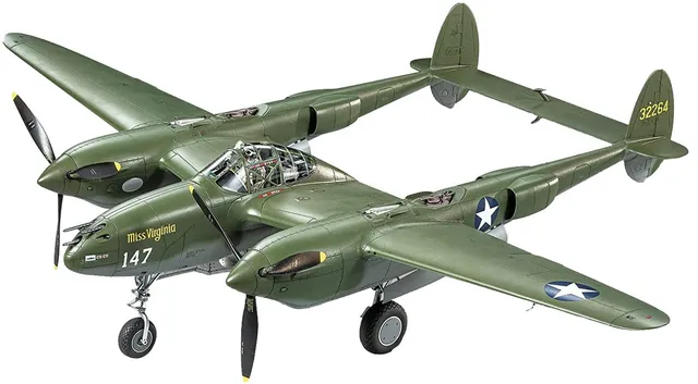 tamiya-61120-p-38-f-g-lightning-modellbausatz-1-48 image 1