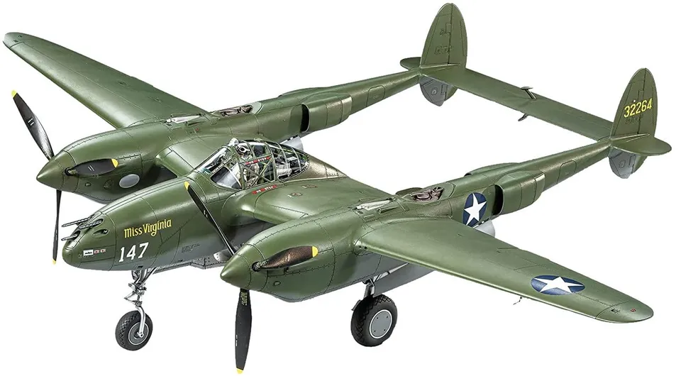 tamiya-61120-p-38-f-g-lightning-modellbausatz-1-48 image 1