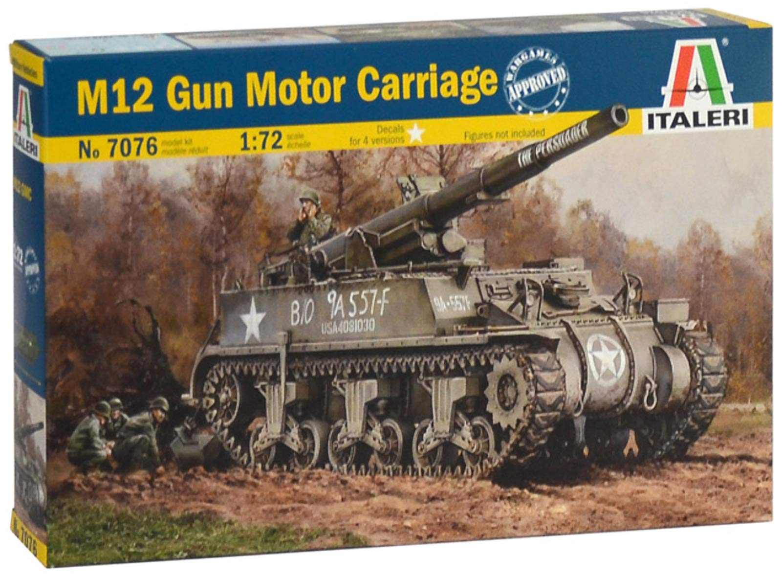 italeri-7076s-us-m12-gmc-howitzer-1-72-bausatz-panzer image 1