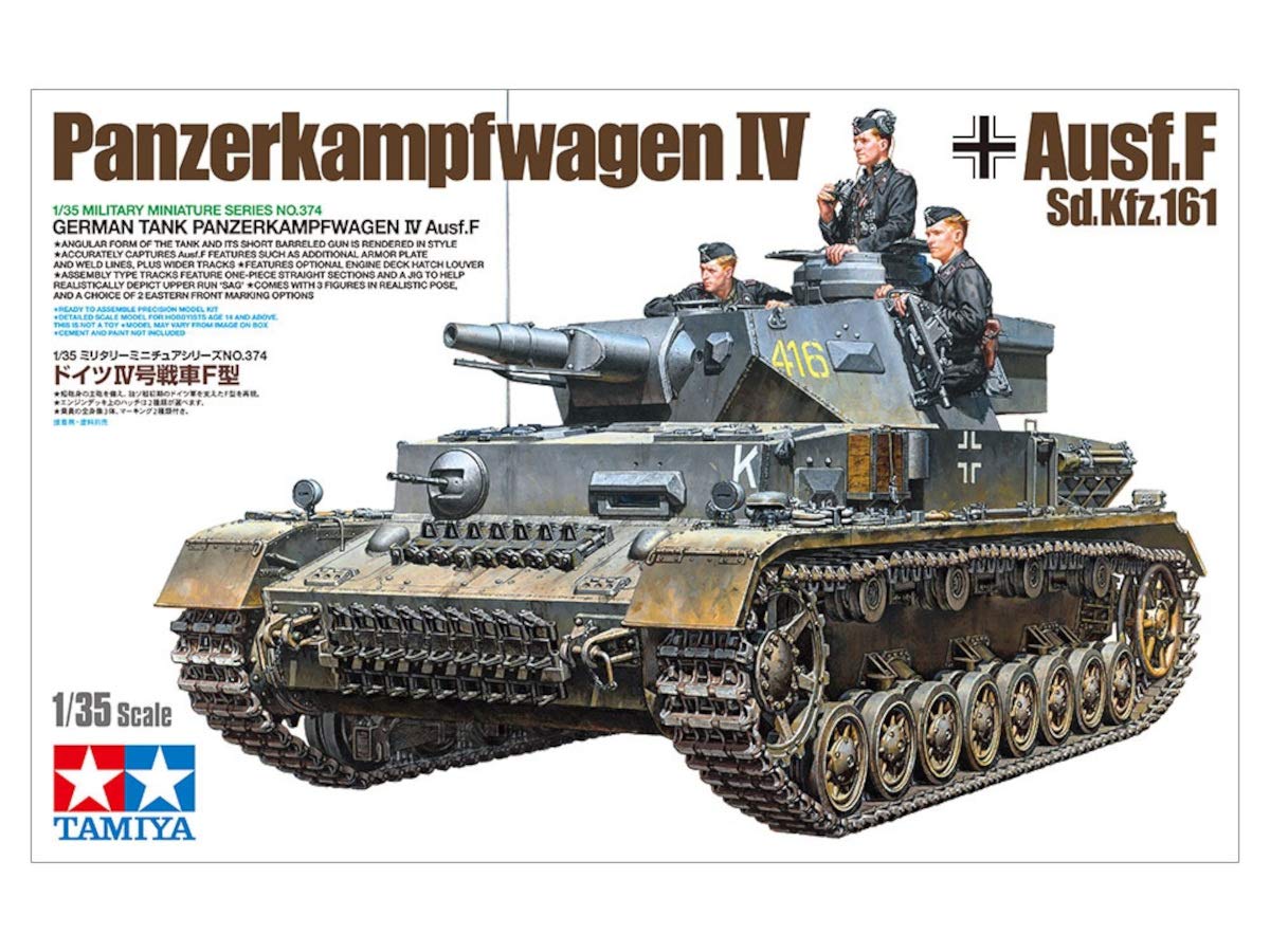 tamiya-35374-panzer-iv-ausf-f-1-35-modellbausatz-unlackiert-grau image 7