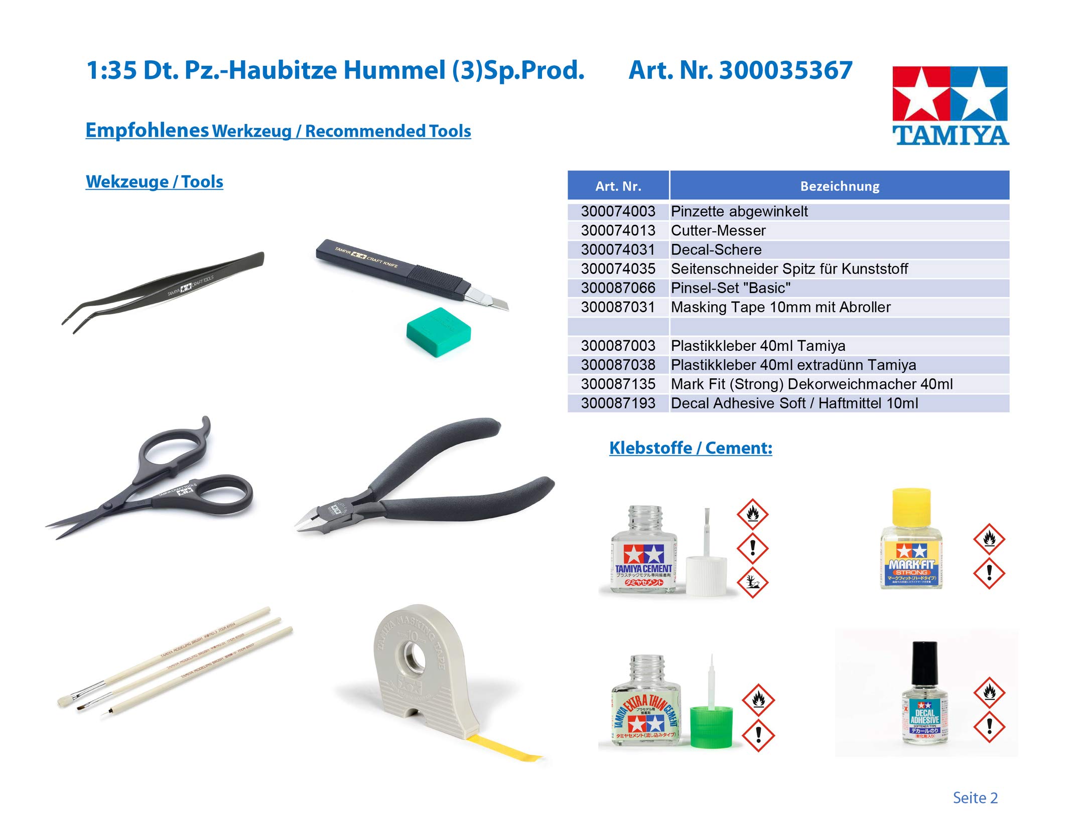 tamiya-35367-hummel-panzer-haubitze-plastikbausatz-1-35 image 3