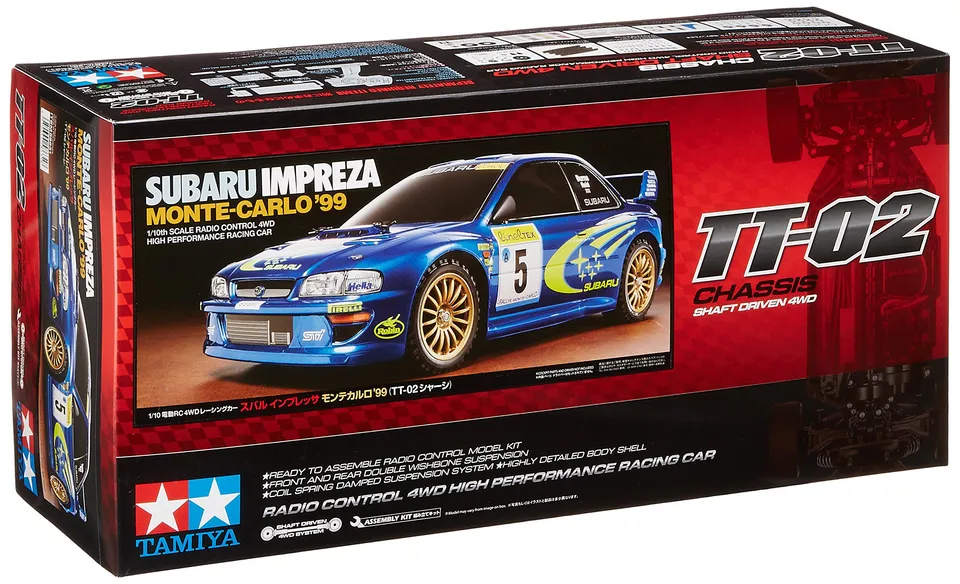 tamiya-58631-subaru-impreza-tt-02-rc-auto-1-10-bausatz image 1
